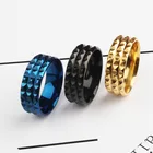 Модное мужское кольцо из титановой стали властное кольцо из нержавеющей стали трендовые популярные ювелирные изделия горячая распродажа