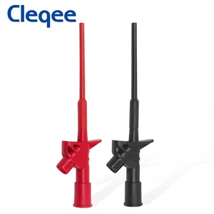 Cleqee P5004 2 шт. профессиональные изолированные быстрые испытательные зажимы высокого напряжения гибкие испытательные датчики