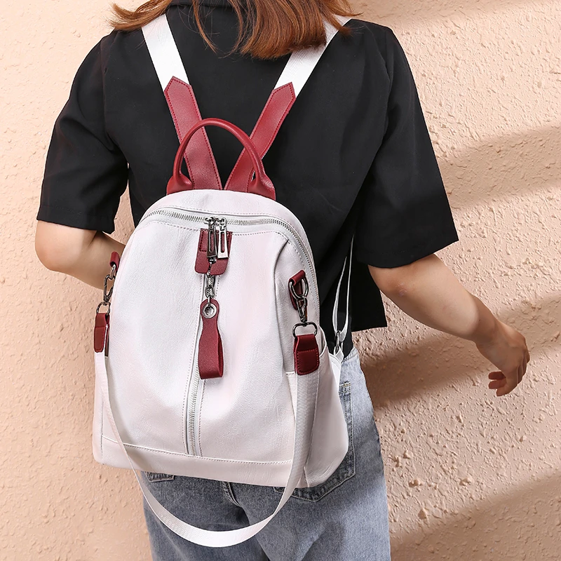 Женские кожаные рюкзаки большой емкости Mochilas школьные рюкзаки для девочек Sac Dos женские кожаные рюкзаки для девочек