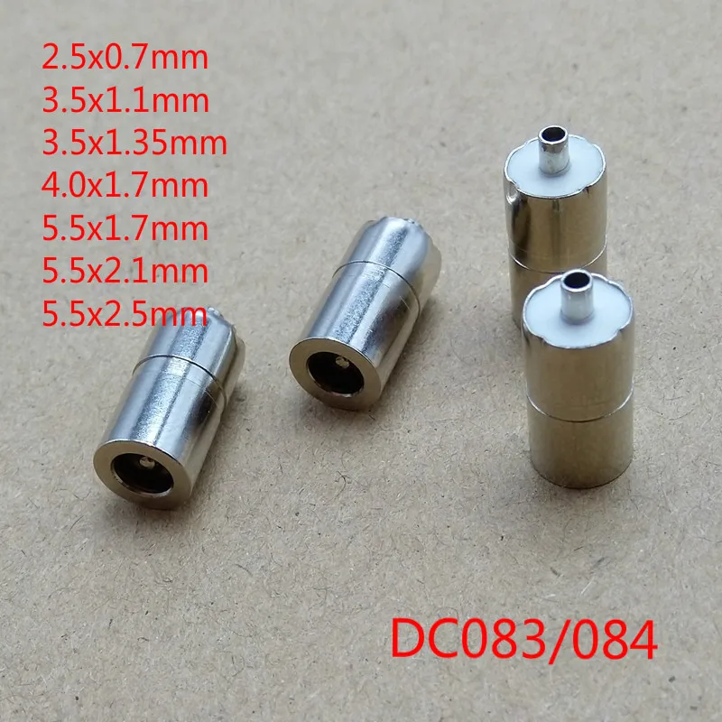 10 шт. DC полностью Металлическая розетка DC084 2 5x0 7 мм 3 5x1 1 35 4 0x1 5 5x2 x постоянного