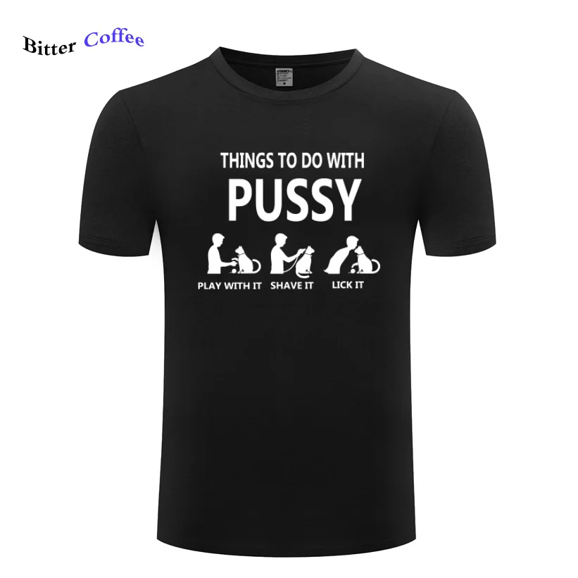 

Футболка из 2021 хлопка, с изображением кота и папы, забавные вещи, которые нужно сделать с Киской, для домашнего питомца, для всей семьи, Высок...