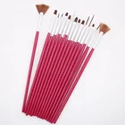 15 шт., тонкие Кисти для маникюра