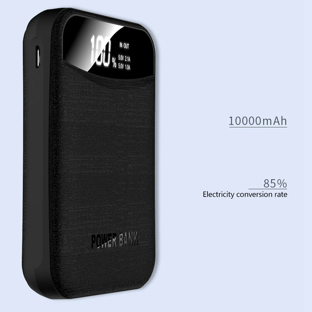 KISSCASE, универсальный внешний аккумулятор, зарядное устройство, два порта usb, 10000 мА/ч, для iPhone 11 Pro Max, XR X, внешний аккумулятор, внешний аккумулятор