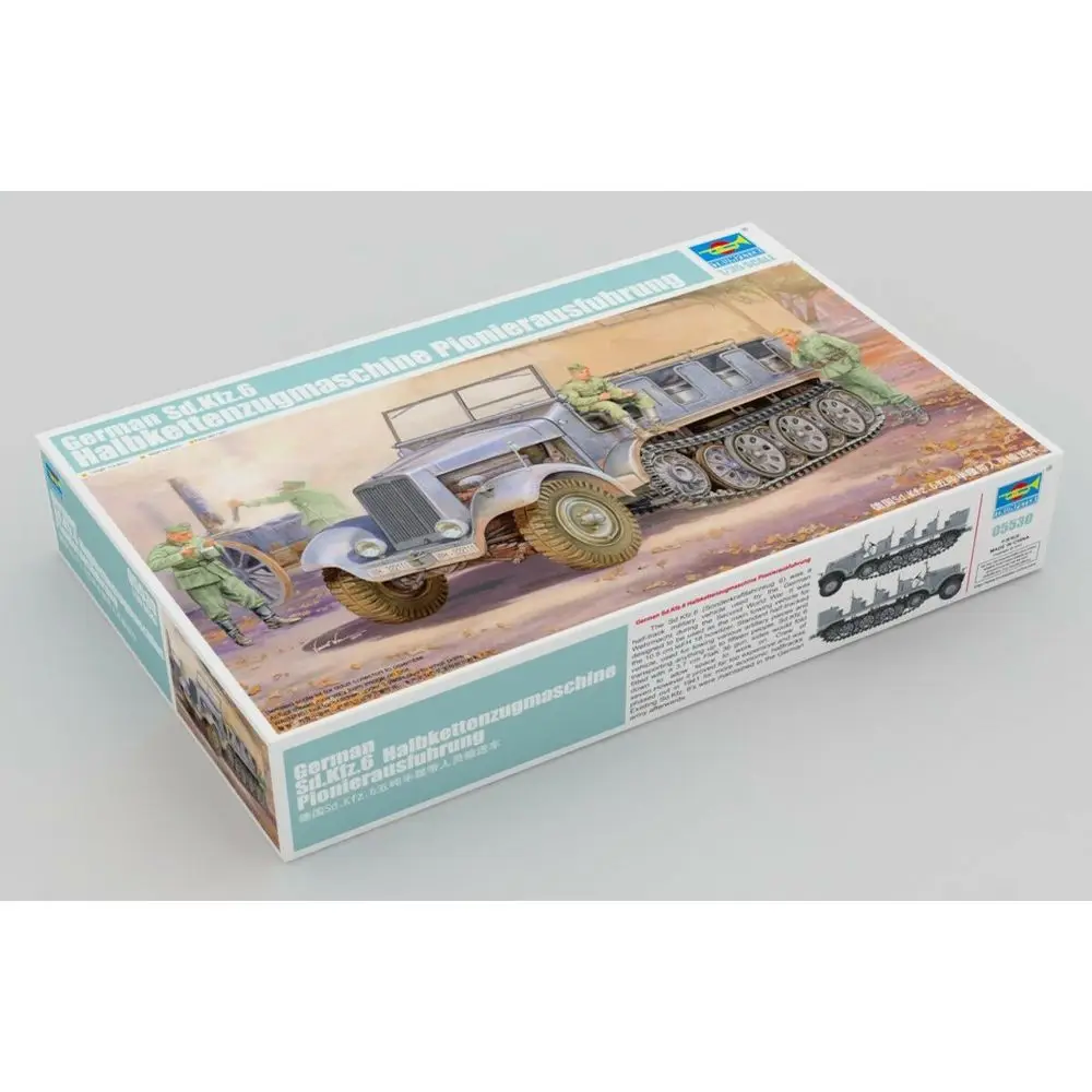 Trumpeter 05530 1/35 Немецкий Sd.Kfz.6 Excelkettenzugmaschine Pionierausfuhrung - Набор масштабной модели
