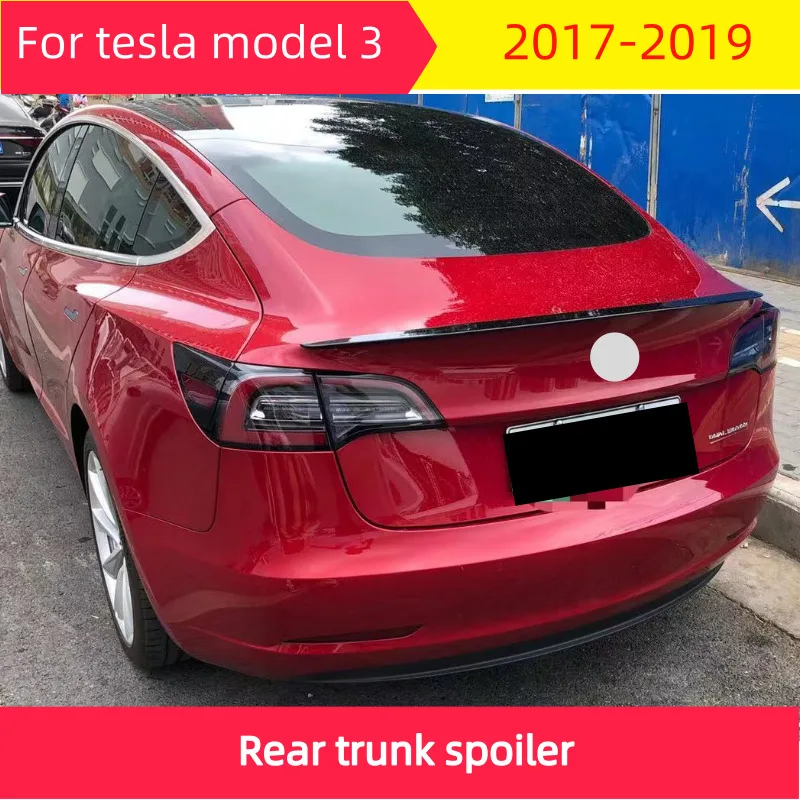 Спойлер заднего багажника крыла для Tesla model 3 2017 2018 2019 года задний спойлер из
