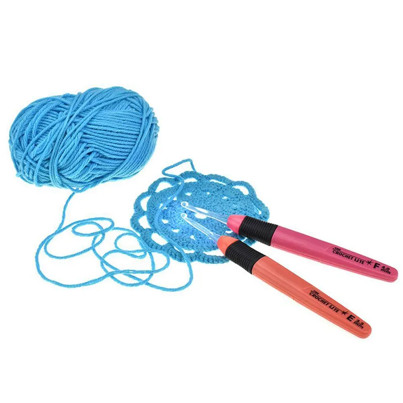 

1/8/9pcs LED Light Up Crochet Hook Knitting Needles Set Weave Sewing Craft Tools Kit HK3