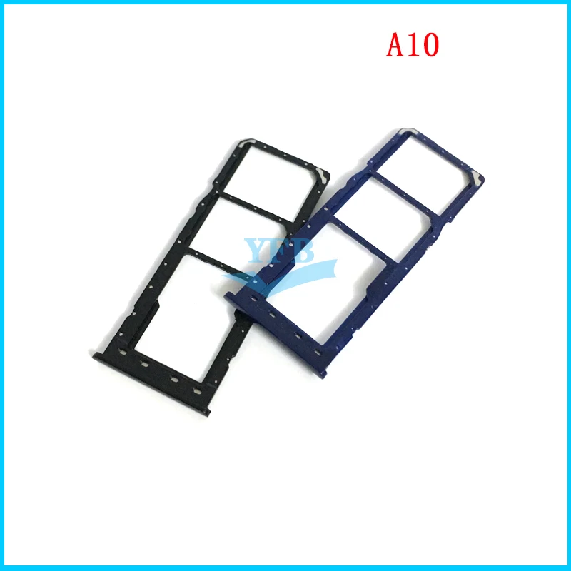 Две Sim карты держатель лотка для samsung Galaxy A10 A105F A20 A205F A30 A305F A50 A505 A505F A60 A70 A80 A90 лотка sim-карты слот запасная деталь