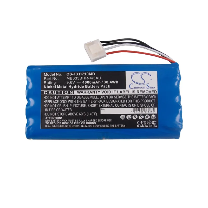 

CameronSino for FUKUDA Cardimax FX-7100 FCP-7101 FX-2201 FX-7000 FX-7102 MB333BHR-4/3AU battery