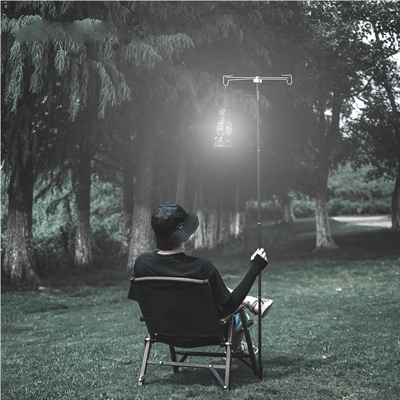 

Outdoor Mountain Outdoor Camping Tent 16mm Cloud Wing Double Head Lamp Stand High Load-Bearing Aluminum Alloy Portable Foldable