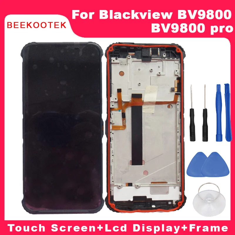 Новый сенсорный экран Blackview BV9800 pro ЖК дисплей рамка кнопка датчика отпечатка