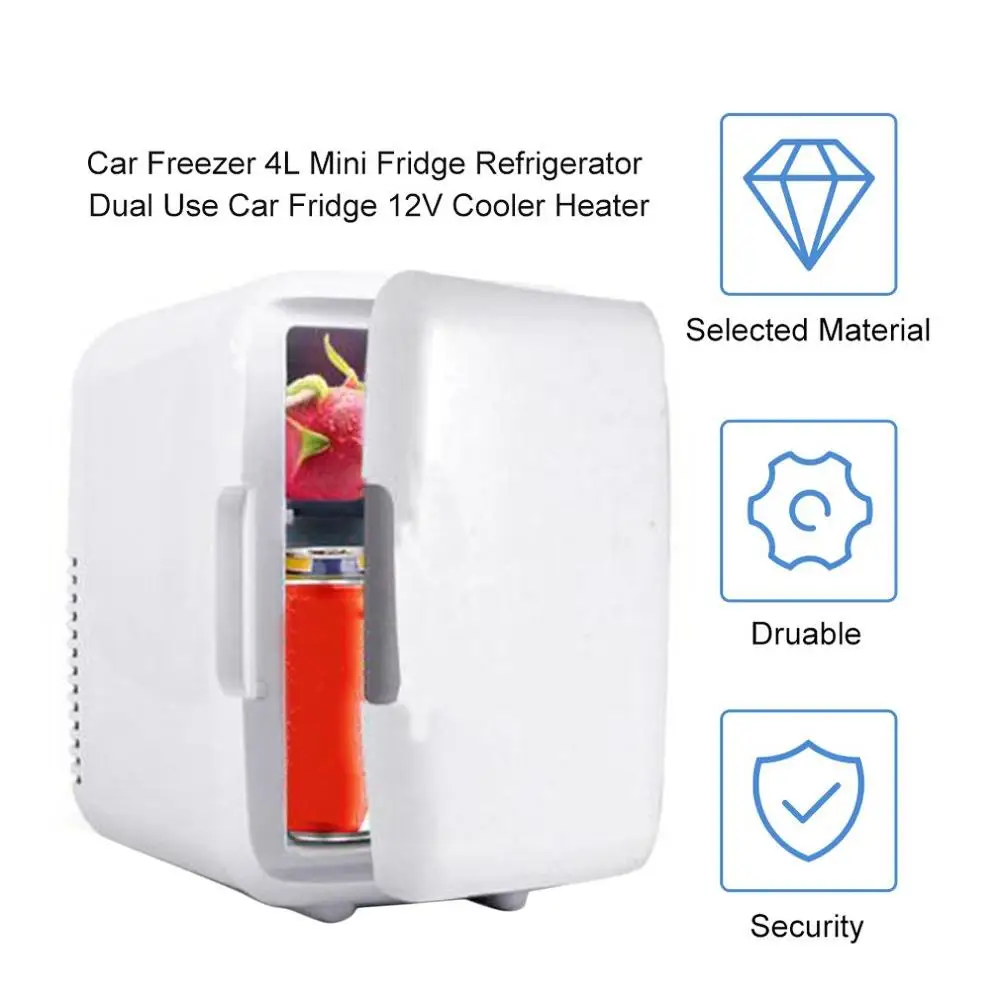 

2019 New Portable Car Freezer 4L Mini Fridge Refrigerator Car Fridge 12V Cooler Heater Universal Vehicle Parts
