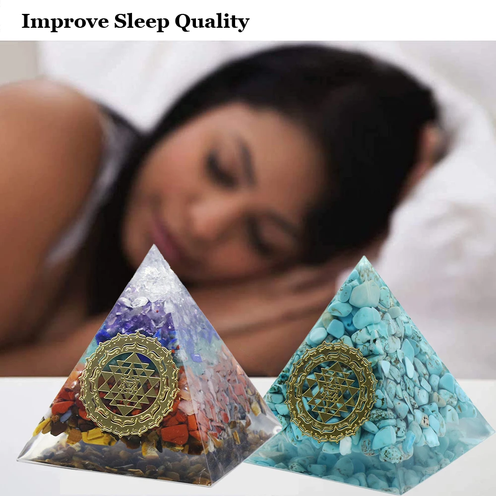 

6cm Pyramid Amethyst Peridot Crystals And Stones Healing Natural Stones Modern Home Decoration Decorative Stones Room Decor