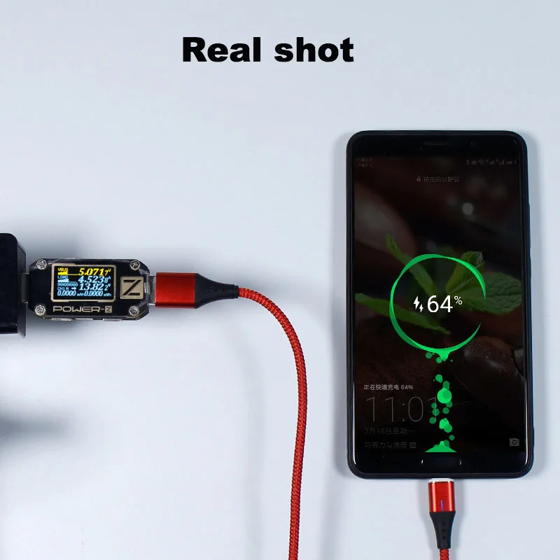 Micro USB C Магнитный кабель 5A супер быстрая зарядка Телефон Type магнитное зарядное