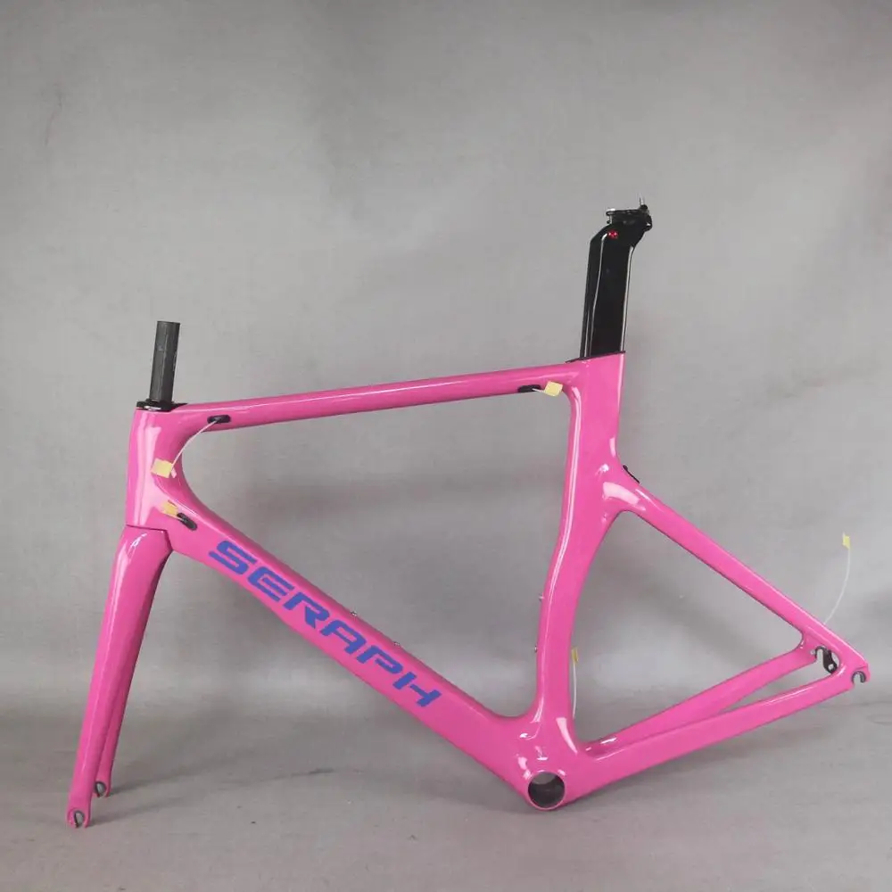 Seraph краска Новый Аэро Дизайн Все Черный Цвет карбоновая рама для шоссейного