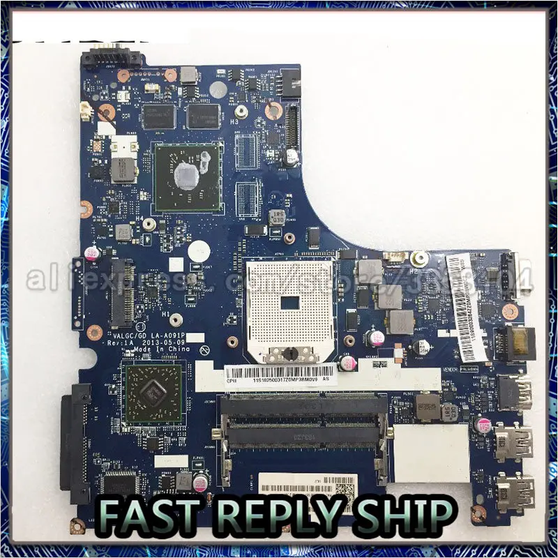 SHELI для Lenovo G405S материнская плата PM LA A091P 11S90003264|Материнские платы| |