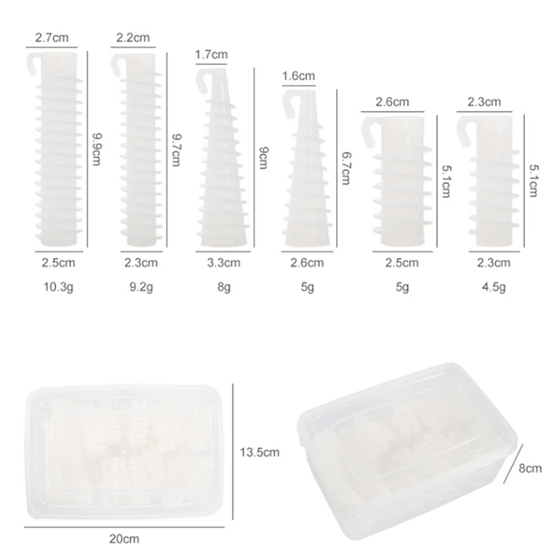 

30pcs Plastic Long Spiral Hair Perm Rod Hairdressing Styling Curler Rollers Salon Tool Plastic Transparent Hair Perm Rods