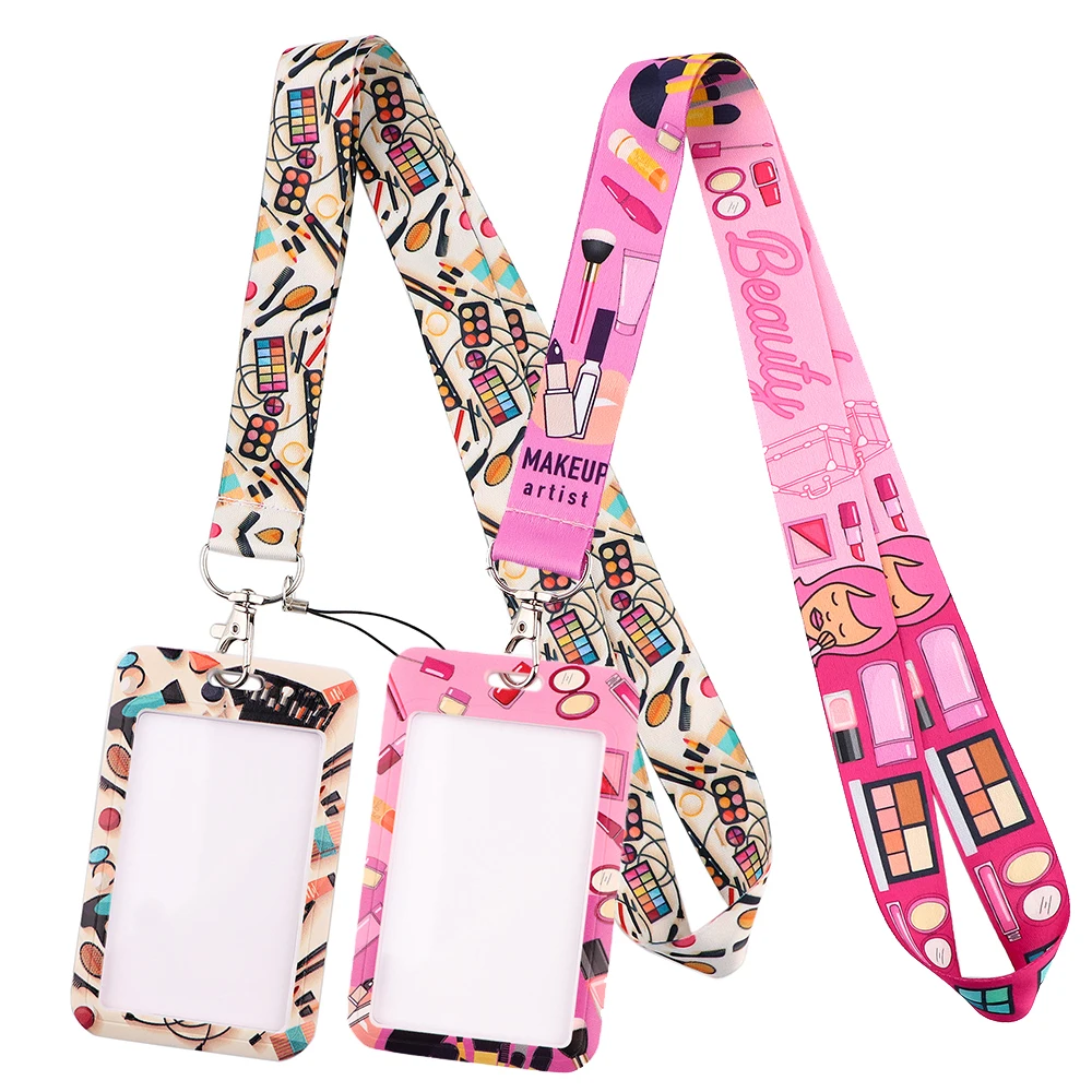

YL976 Makeup Artist Lanyard for Key Neck Strap card ID Badge Holder Gym Key Chain Hang Rope Key Rings Accessories