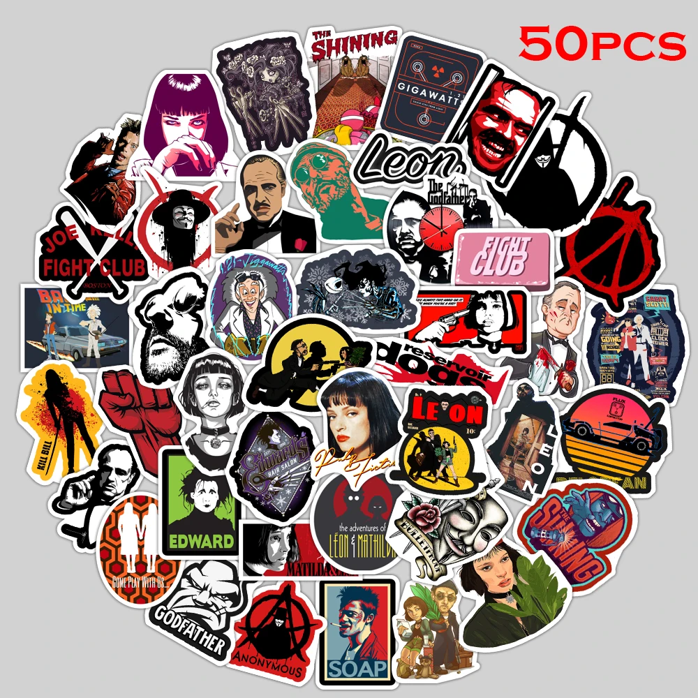 

50 шт. классические серии фильмов наклейки Водонепроницаемый Граффити стикер Детская игрушка стикер стакана воды велосипед наклейка багажа
