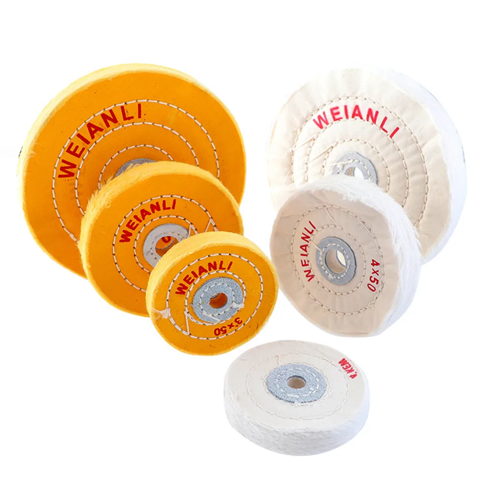 

3"/4"/6" Cotton Cloth Stitched Buffing Wheel for Jewelry Metal Mirror Polishing
