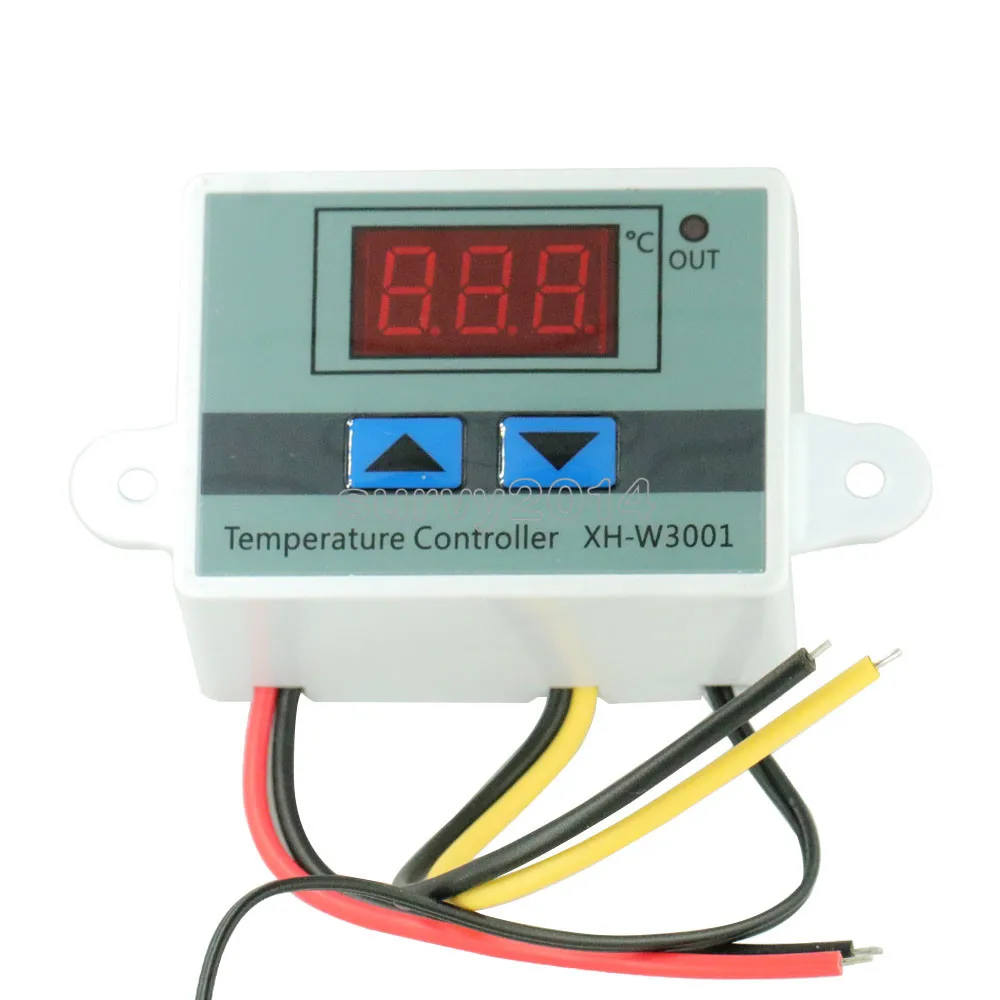 

W3001 Temperature Controller Digital LED AC 90-250V 110V 220V Thermometer Thermo Controller Switch Probe Max 10A NTC10K Sensor