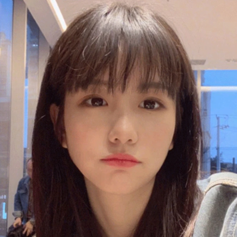 

False Bangs Synthetic Hair Bangs Hair Extension Fake Fringe Natural Hair Clip On Bangs Light Brown HighTemperature Wigs