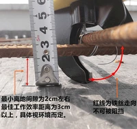 Automatic Rebar Tying Machine 12V Cordless Rechargeable Lithium Battery Rebar Tier Binding Machine Handheld Building Tools