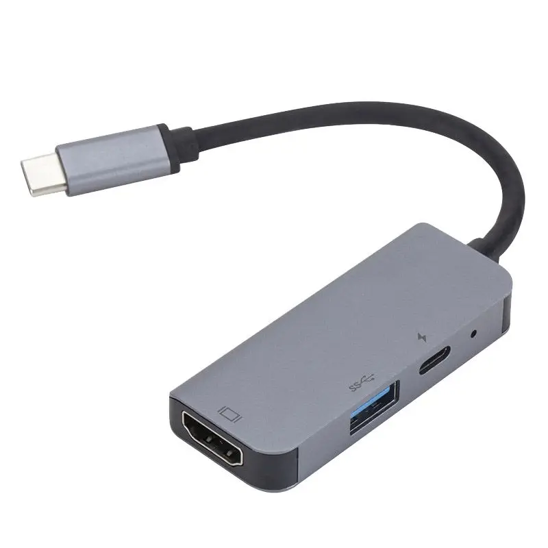 3 в 1 USB C type HDMI концентратор DP док станция RJ45 Ethernet Micro * SDTF OTG адаптер| |