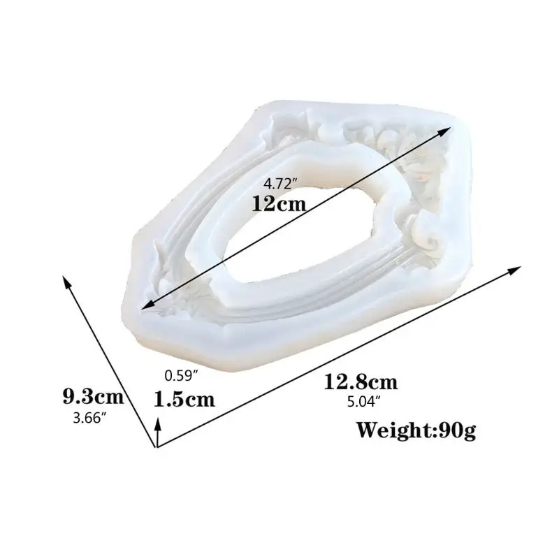 

Handmade Photo Frame Resin Mold Silicone Picture Frame Fondant Candy Chocolate Resin Mold Art Craft Tools