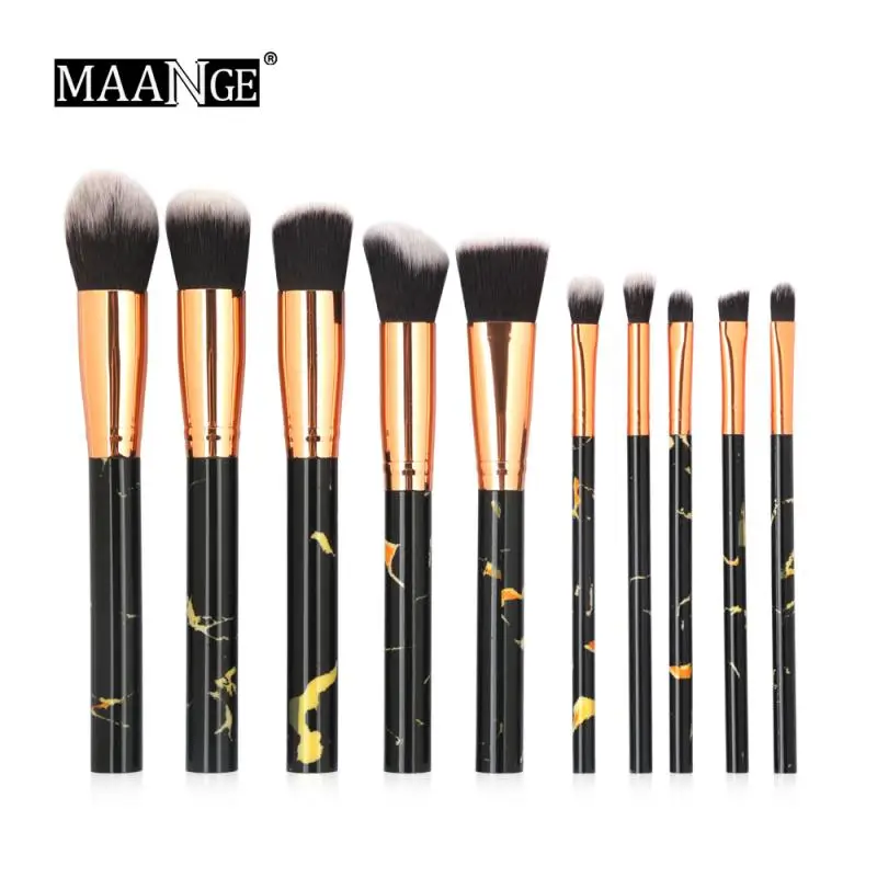 10 шт. кисти для макияжа Румяна лица пудра тени век консилер Кисть косметические