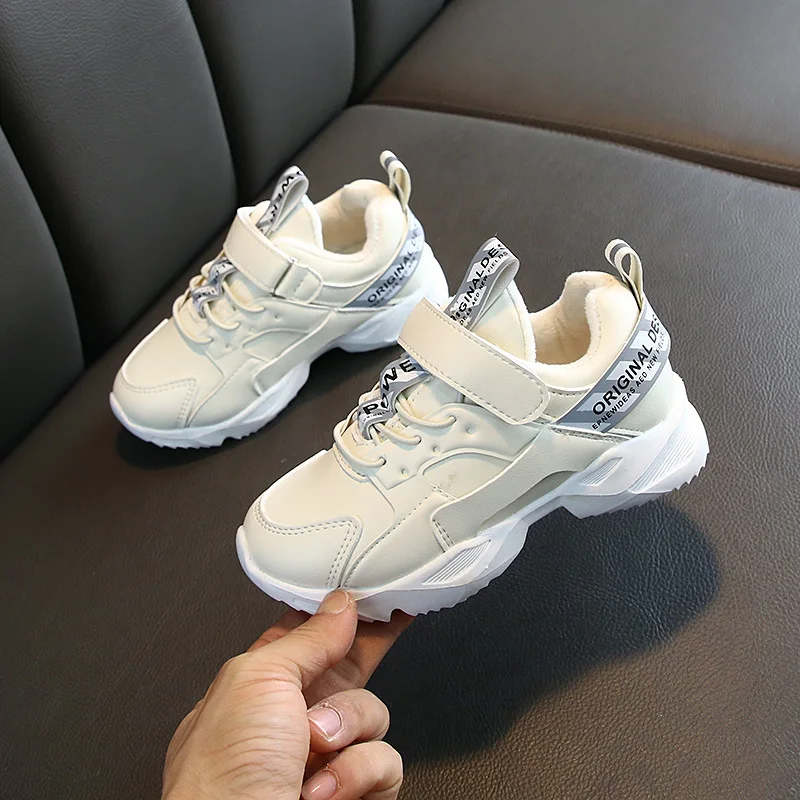 Skoex New Non-slip Waterproof Spring Autumn Winter Kids Shoes Boys Girls Student Campus Fashion Casual Running Sports Shoe | Детская