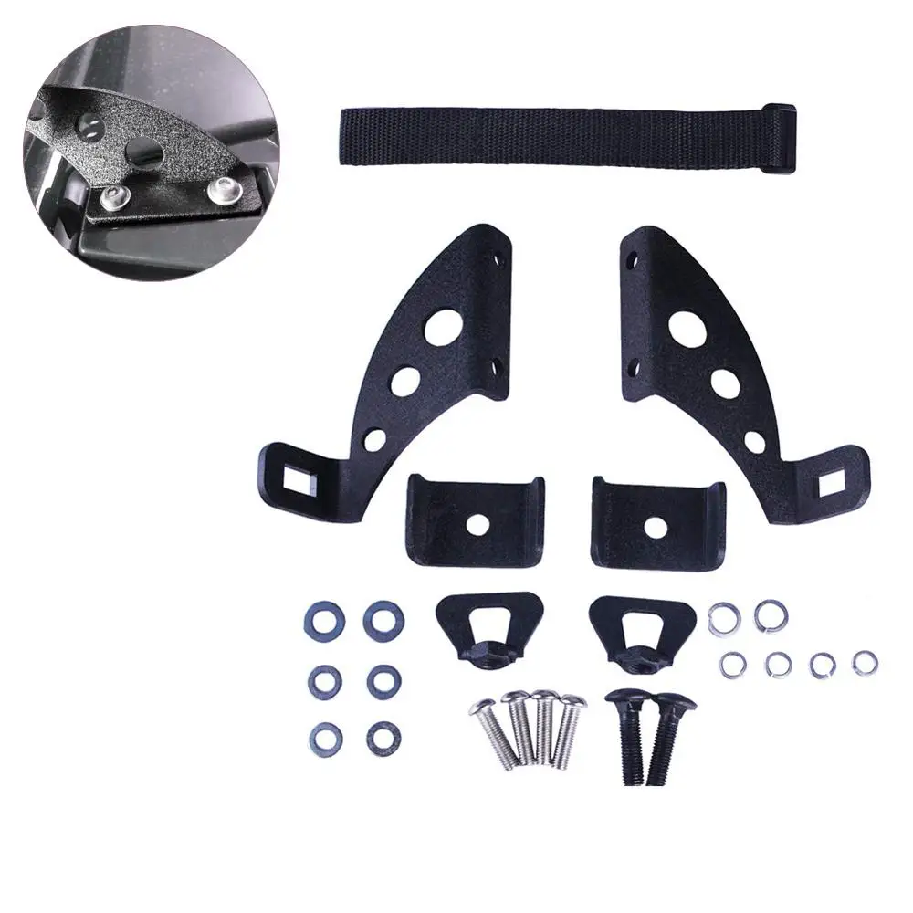Hi Lift Jack крепление капота дверная петля кронштейн комплект для 2007- Jeep Wrangler JK JKU JL