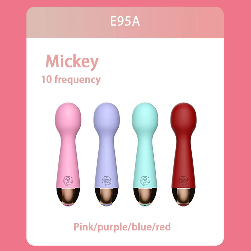 10-частотный мини-вибратор для женского массажа Av-вибратор с зарядкой от Usb