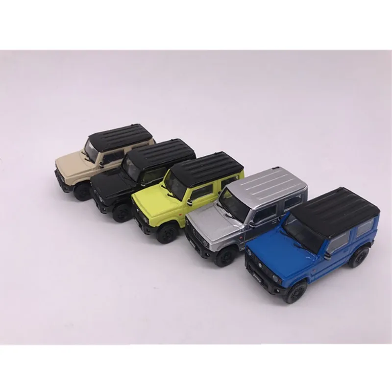 Детская модель игрушечного автомобиля aoshiма 1:64 SUZUKI Jimny. Набор из пяти цветов для