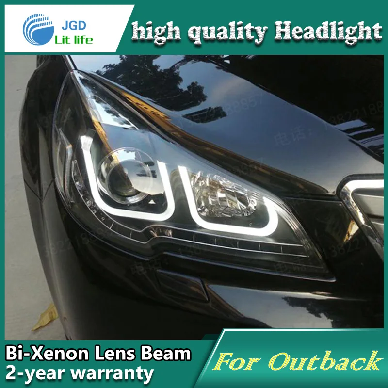 Высококачественный чехол для стайлинга автомобиля Subaru Outback фары 2010-2012