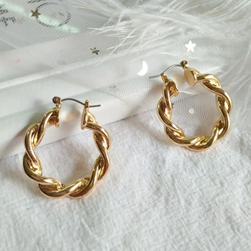 Женские серьги в стиле барокко бриджи обруч пирсинг украшения для вечеринок