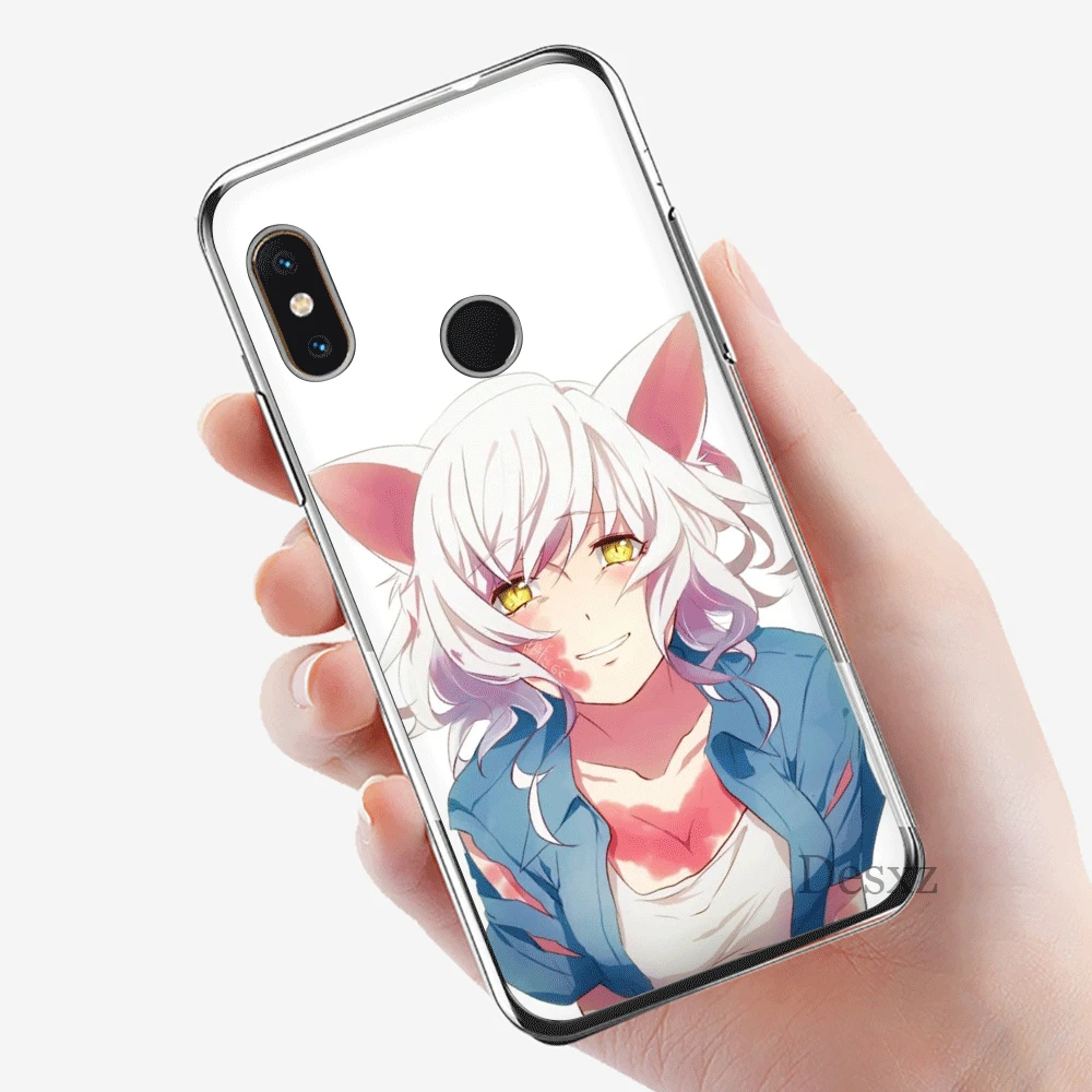Чехол для мобильного телефона Xiaomi Note 4 4X 5 6 7 8 Pro 5A Prime защита милый черный Hanekawa