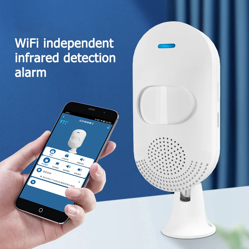

Настенная инфракрасная сигнализация с Wi-Fi и датчиком присутствия