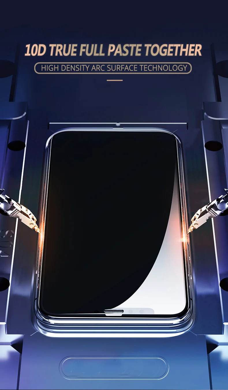 Закаленное стекло для iPhone 11 Pro 6 6s 7 8 Plus X Xs Max XR защитное стекло на экран протектор 10D изогнутые края