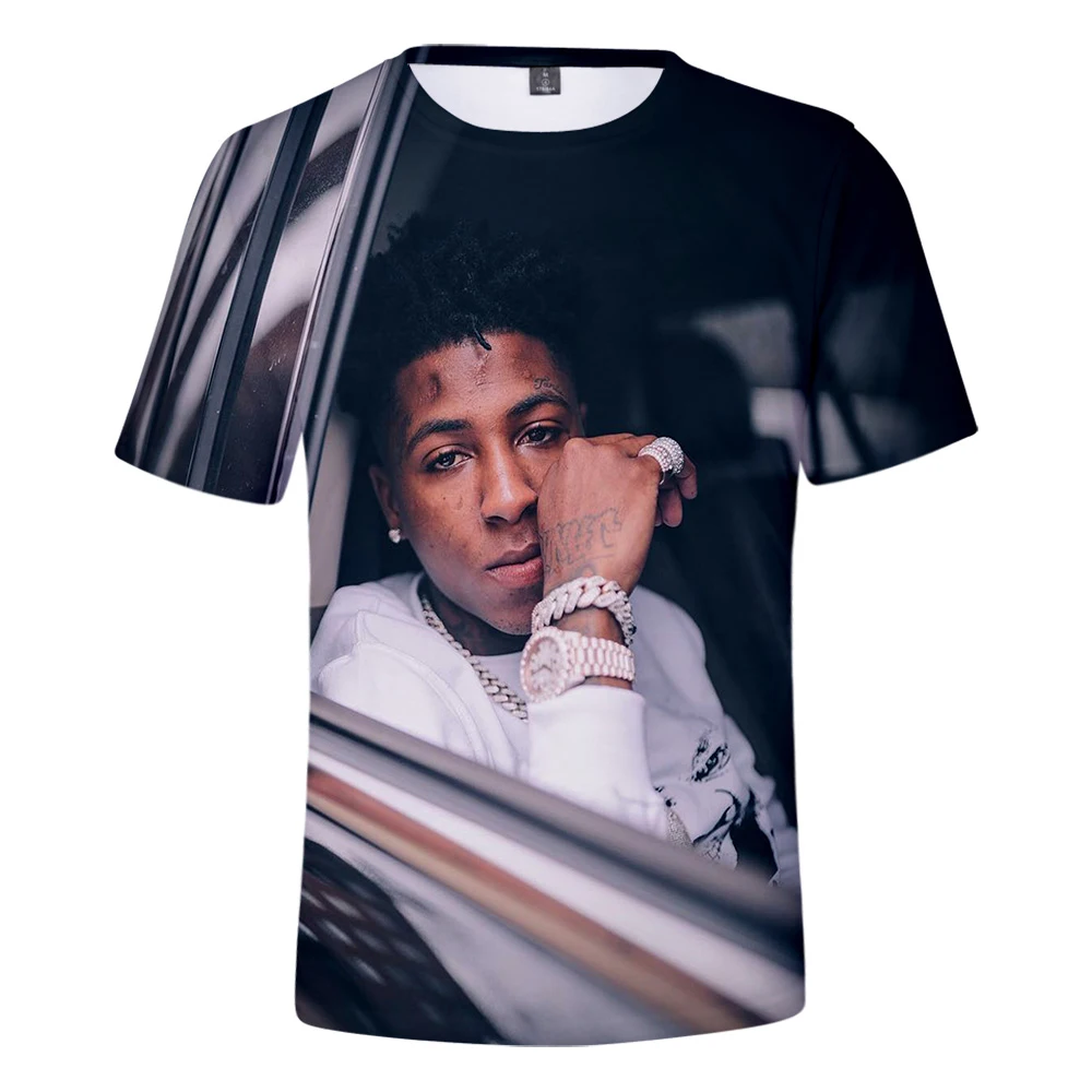 

Лидер продаж 2021, футболки с принтом певицы BlueFace для мужчин и женщин, модная повседневная Летняя футболка в стиле Харадзюку, толстовка с коро...