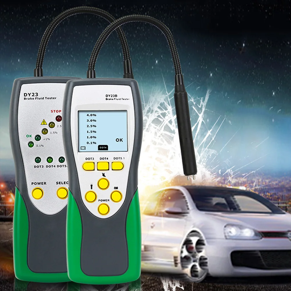 

Precise Brake Fluid Tester Oil Inspection Goose Neck Probe Car Moisture Level Diagnostics Tool Detector Portable Automotive