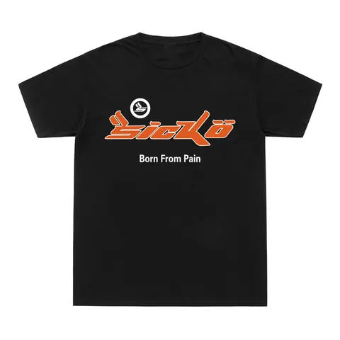 Новое поступление 2023, футболка SICKO Born From Pain, 100% хлопковая футболка SICKO футболка в стиле хип-хоп o, уличная одежда Kanye West Tops