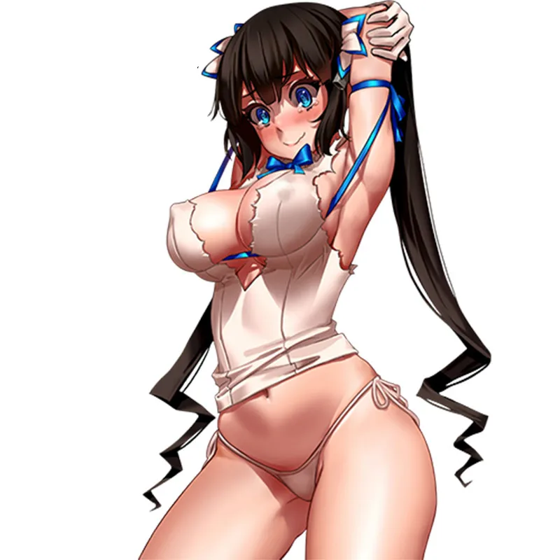 Виниловая наклейка для автомобиля DanMachi Sexy Hot Girl виниловые автомобильные