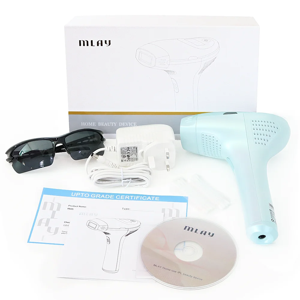 Mlay T3 IPL Hair Removal Epilator a Laser Permanent Face BIkini Body Hair Removal 3IN1 Electric Depilador a Laser 500000 Flashes enlarge