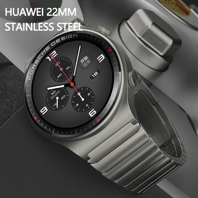 New Original GT2 Metal Strap Stainless Steel Strap 22mm For Huawei Watch GT 2 Pro Original Titanium Grey Metal watchband