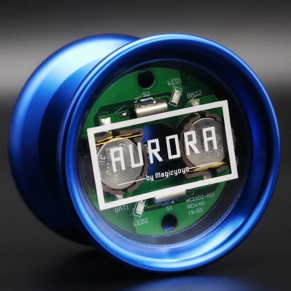Волшебный йо-Y02-Aurora, светильник йо-йо, профессиональный не реагирующий йо-йо, светодиодный светильник Лидер продаж, детские игрушки, подарки для детей