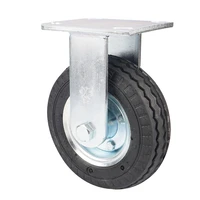 1 pc caster heavy 6 inch inflatable directional wheel rubber air wear resistant hotel luggage cart factory