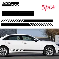 large size 3d carbon fiber strip car sticker for car body stripe decals car styling stickers decoration accessories