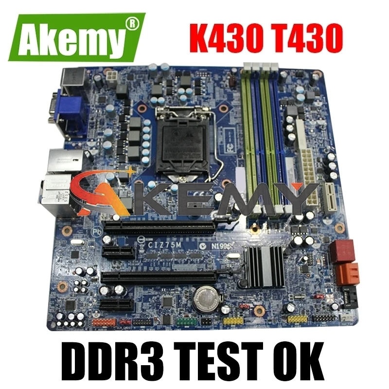 Для Lenovo K430 T430 материнская плата для настольного компьютера FRU 11200963 CIZ75M LGA1155 DDR3 MB 100%