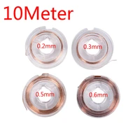10meter 0 2mm 0 3mm 0 5mm 0 6mm magnet wire enameled copper wire magnetic coil winding for making electromagnet motor model