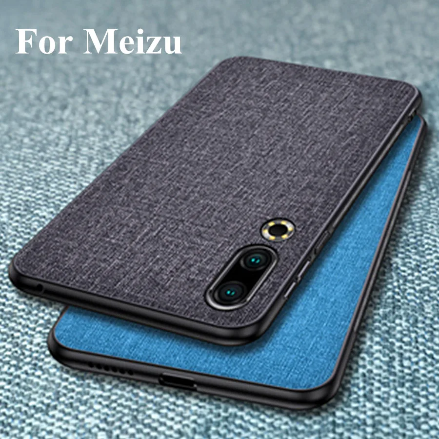 Роскошный тканевый силиконовый защитный чехол для Meizu 16X 16 th 16xs 16x16s телефона s |